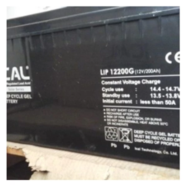 Baterai UPS ICAL-LIP12200G (12V 200Ah Deep Cycle Gel Battery)