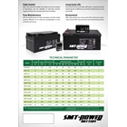BATTERY UPS SMT POWER Kapasitas 6V4.5AH 1