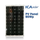 80Wp SOLAR PANEL - Monocrystalline ica solar 1