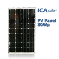 80Wp SOLAR PANEL - Monocrystalline ica solar