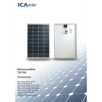 SOLAR PANEL 100Wp - Monocrystalline ICA SOLAR